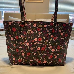 Kate Spade flower-print tote purse